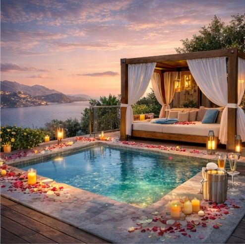 Balayı Villaları - Kiralık Balayı Villası