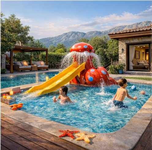 Çocuk Havuzlu Villalar