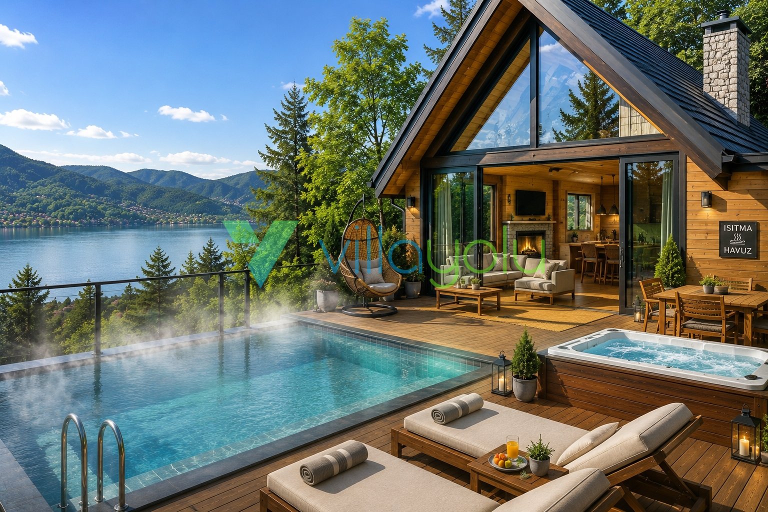 Isıtma Havuzlu Bungalovlar